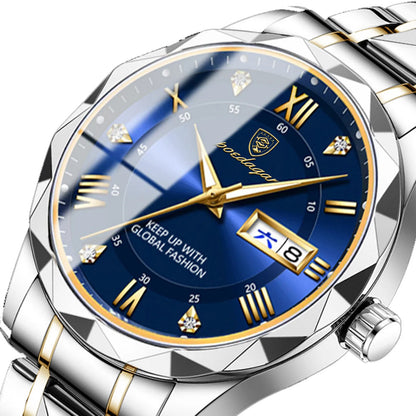 Fashion Luxury Stainless Steel Waterproof Luminous Quartz Watches for Men