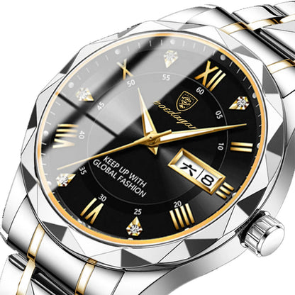Fashion Luxury Stainless Steel Waterproof Luminous Quartz Watches for Men